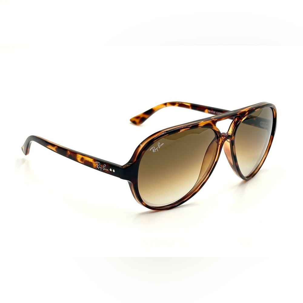 Ray-Ban RB4125 Sunglasses Aviators Havana 710/51 59/140 w/ Case & Original Box - Picture 2 of 16